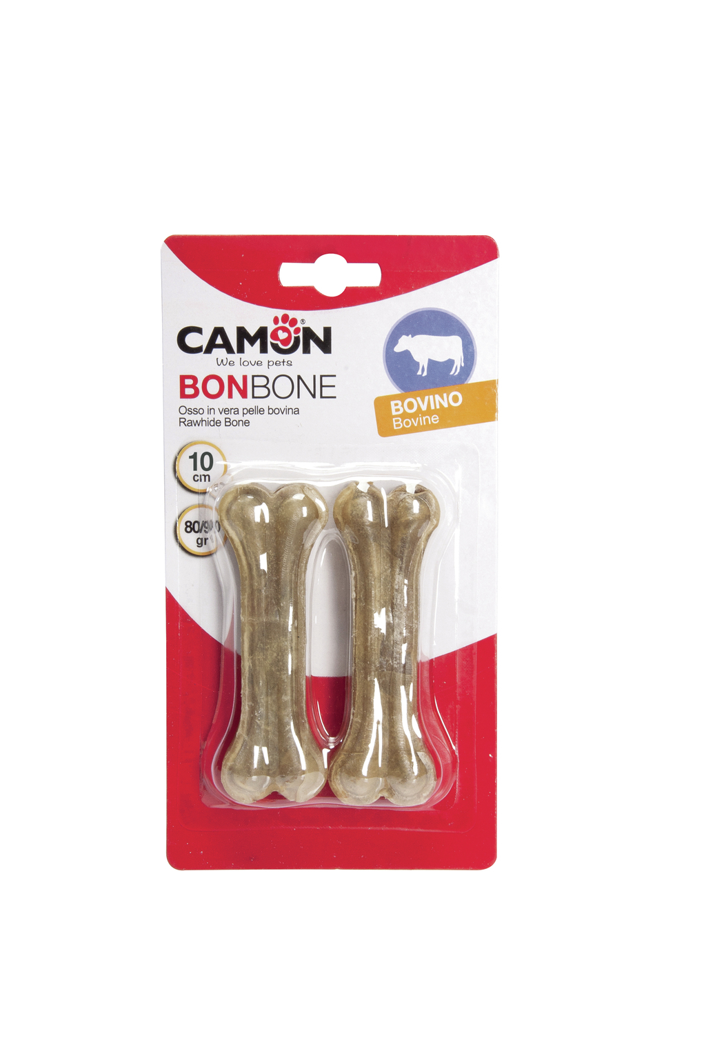 AB221.jpg Rawhide bone*2/blister*11cm - Image 1
