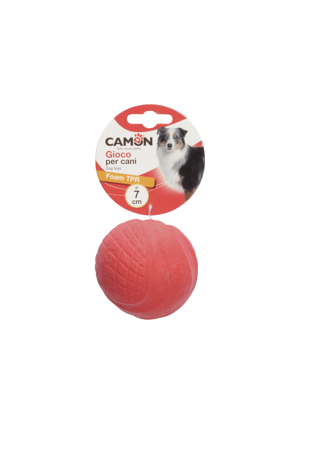 AD0430.jpg Foam TPR dog ball, 7cm -6pcs - Image 1
