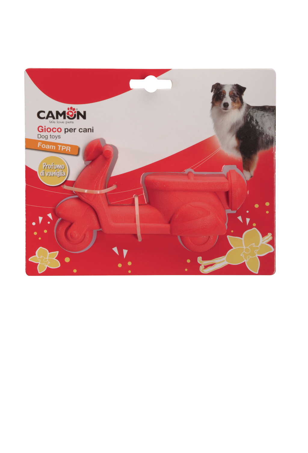 AD0455.jpg Dog toy - TPR Foam Scooter, 16x9cm- 3pcs - Image 1