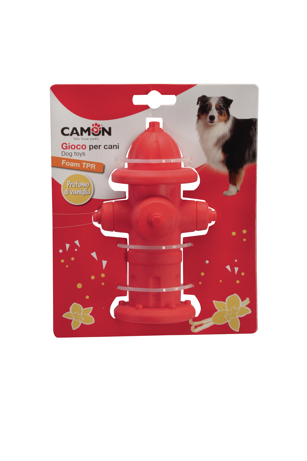 AD0457.jpg Dog toy - TPR Foam Hydrant, 16x9cm- 3pcs - Image 1