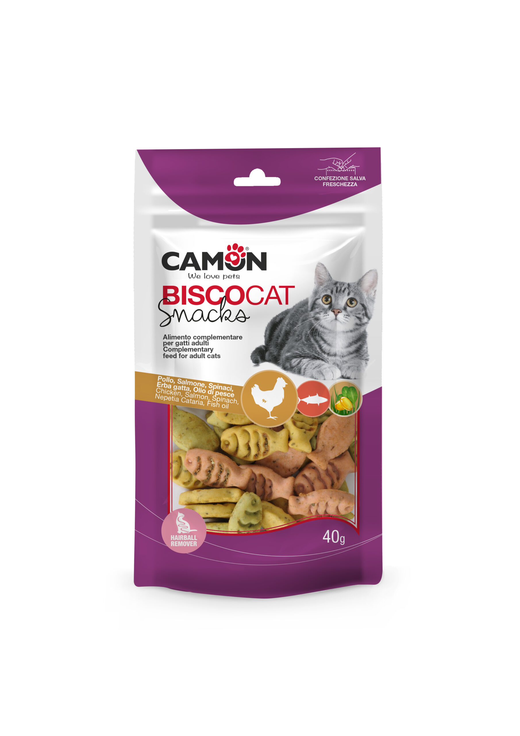 AF253.jpg Fish cookies in mix of flavors- 40g - Image 1