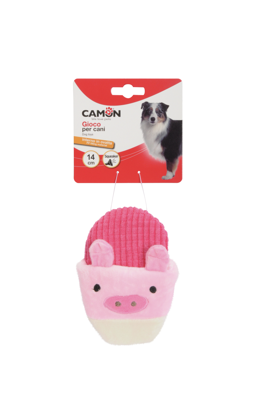 AH4011.jpg GIOCO CANE - Ciabattina Animali 3 soggetti, c/Squeaker, 14cm - 9p - Image 1