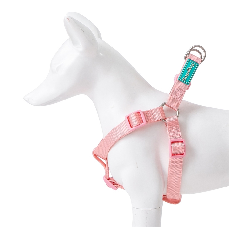 FR40807.jpg Basic Nylon A-type Harness PINK XXS 0.8x15/30cm - Image 1