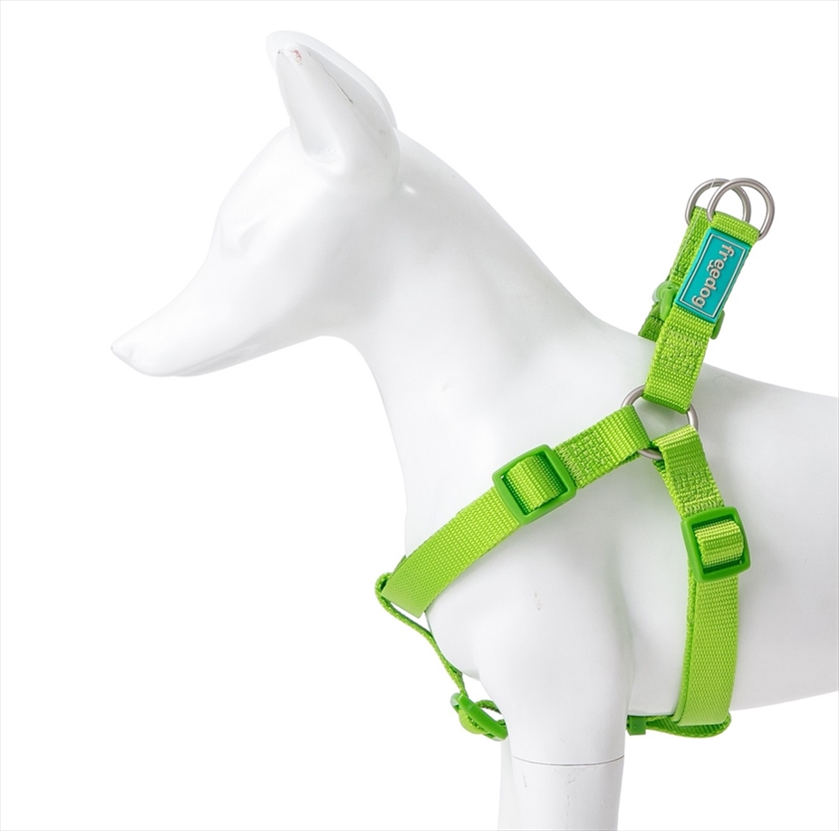 FR41013.jpg Basic Nylon A-type Harness LIME XS10mm 20-36cm - Image 1