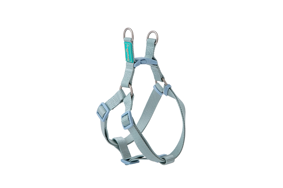 FR42509.jpg Basic Nylon A-type Harness SKY BLUE L 25mmx70-90cm - Image 1