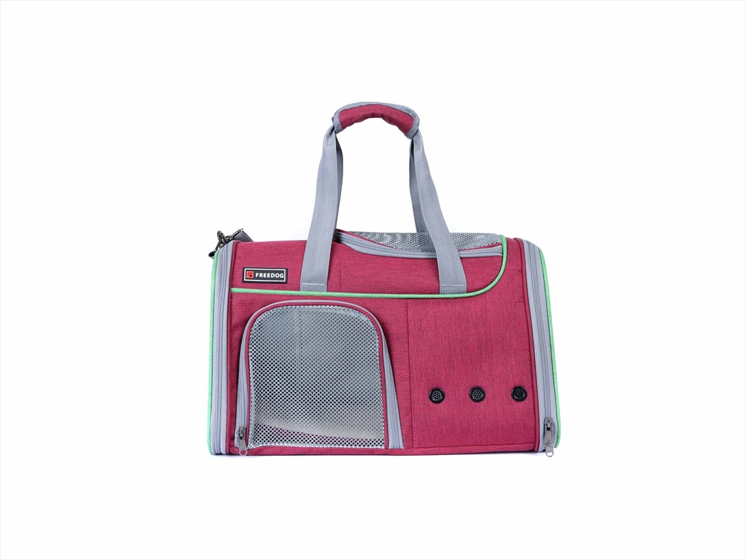FR50070006.jpg Aspen Pet Carrier Maroon 45x28x28cm - Image 1
