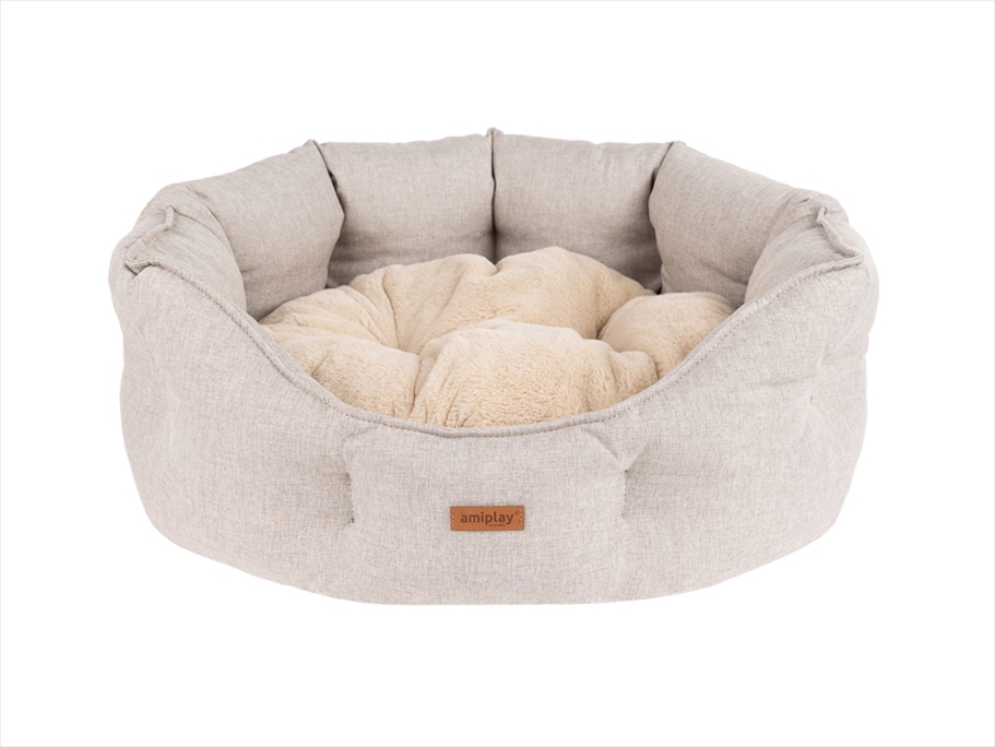 AM-133161.jpg AMIPLAY: Colosseum Bed, Beige COMO S 47x40x21cm - Image 1