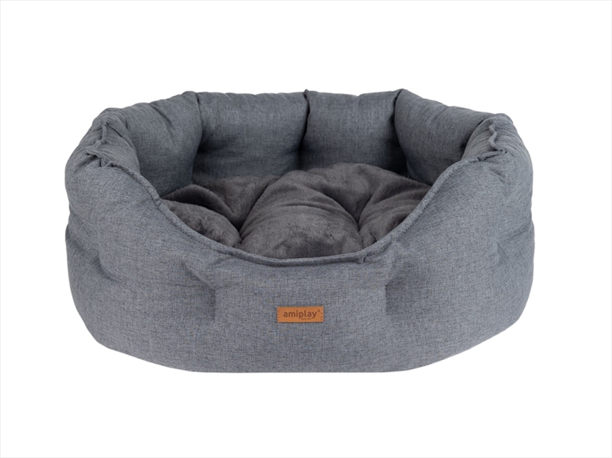 AM-133172.jpg AMIPLAY: Colosseum Bed, Graphite COMO M 57x48x23cm - Image 1