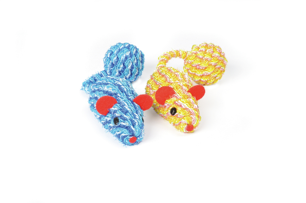AG011-D.jpg Play mice with ball 2p12pack - Image 1