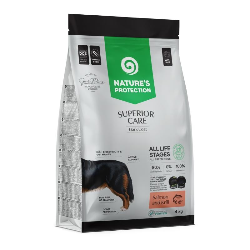 NPSC47820.jpg NPS DARK Coat Dogs Salmon, Krill Rice All Life Stages,4kg - Image 1