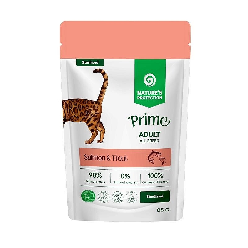 NPPR47915-K2.jpg NP PRIMEsalmonsterilised adult cats 85GR - Image 1