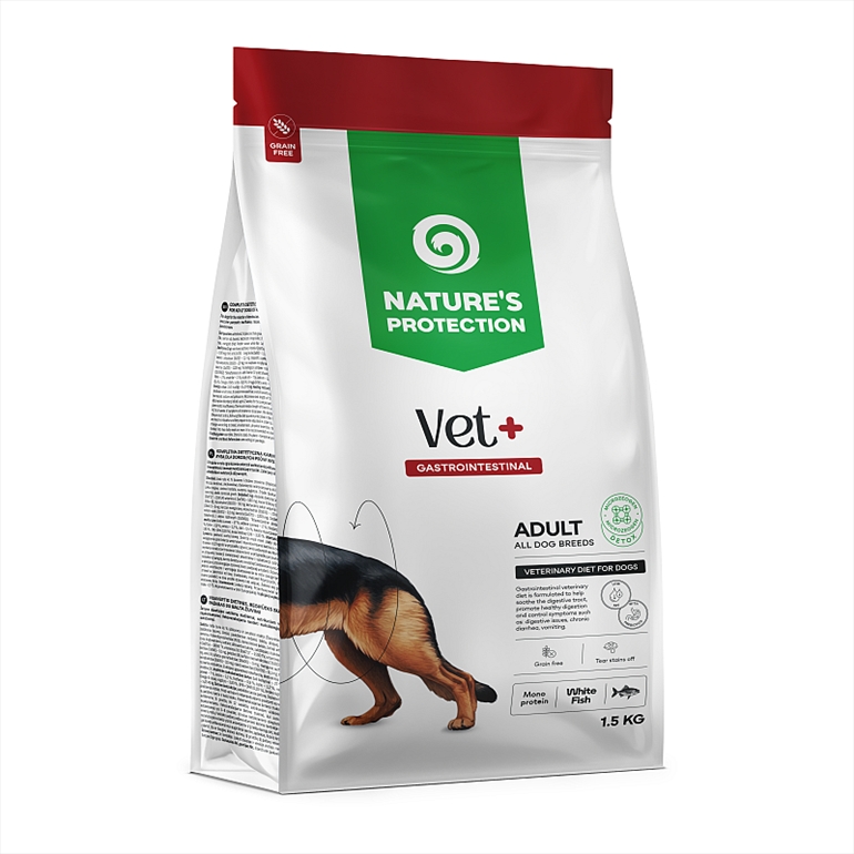 NPSCVET47576N.jpg NP dry dietetic pet food with white fish GASTROINESTI 1.5kg - Image 1