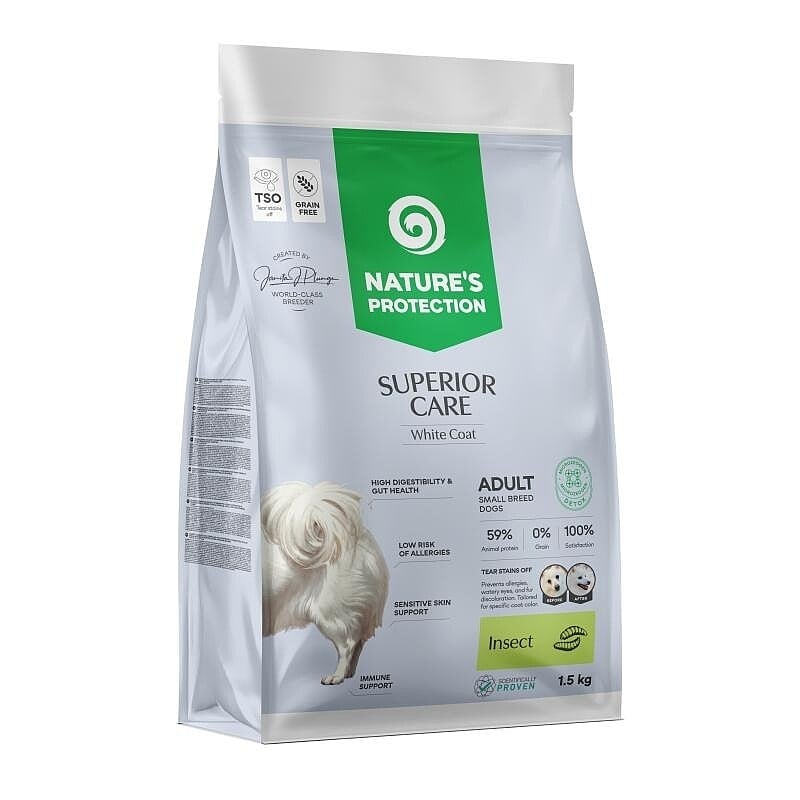 NPSC47441N.jpg NP GF White Dog INSECT Adult Small 1.5kg - Image 1